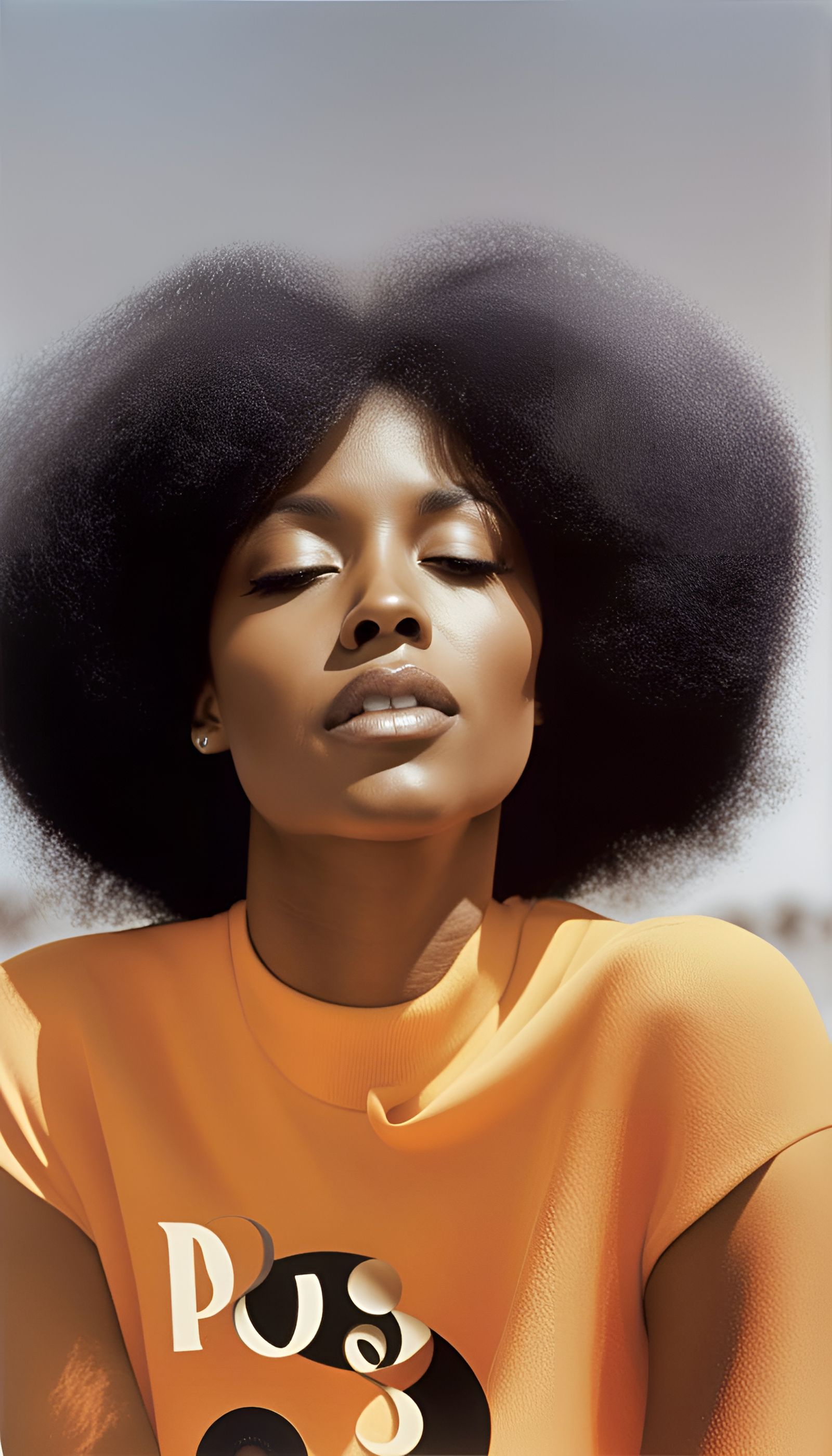 Vintage Soul Album Cover Featuring a Young Black Woman