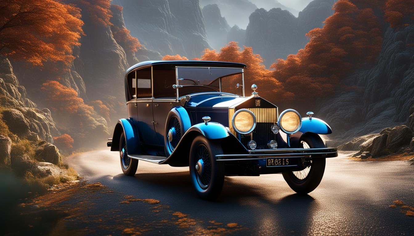 1928 Rolls-Royce Detailed Matte Painting