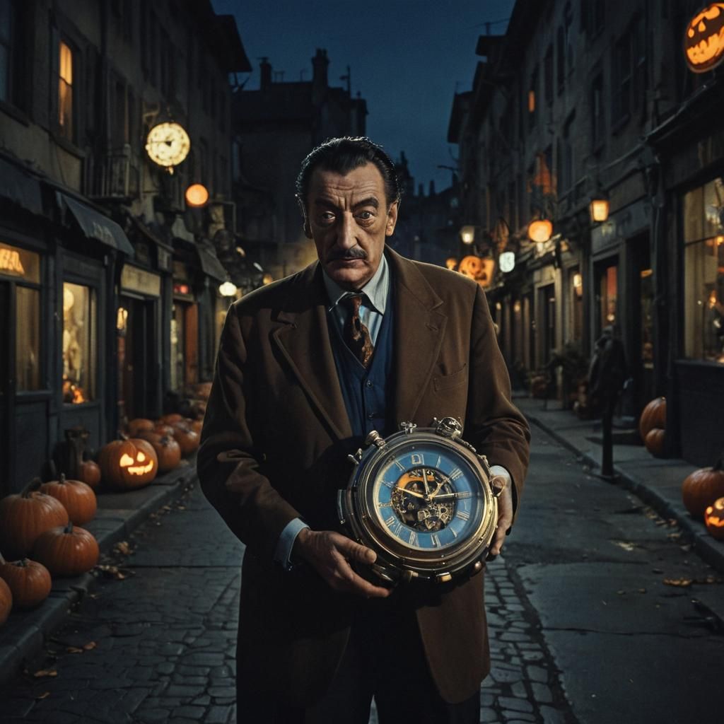 Surreal Halloween: Superman with Mechanical Watch