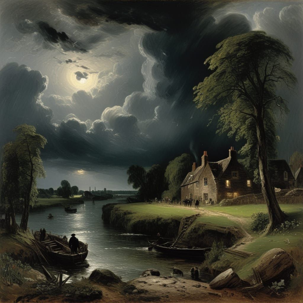 Grimdark Landscape Painting