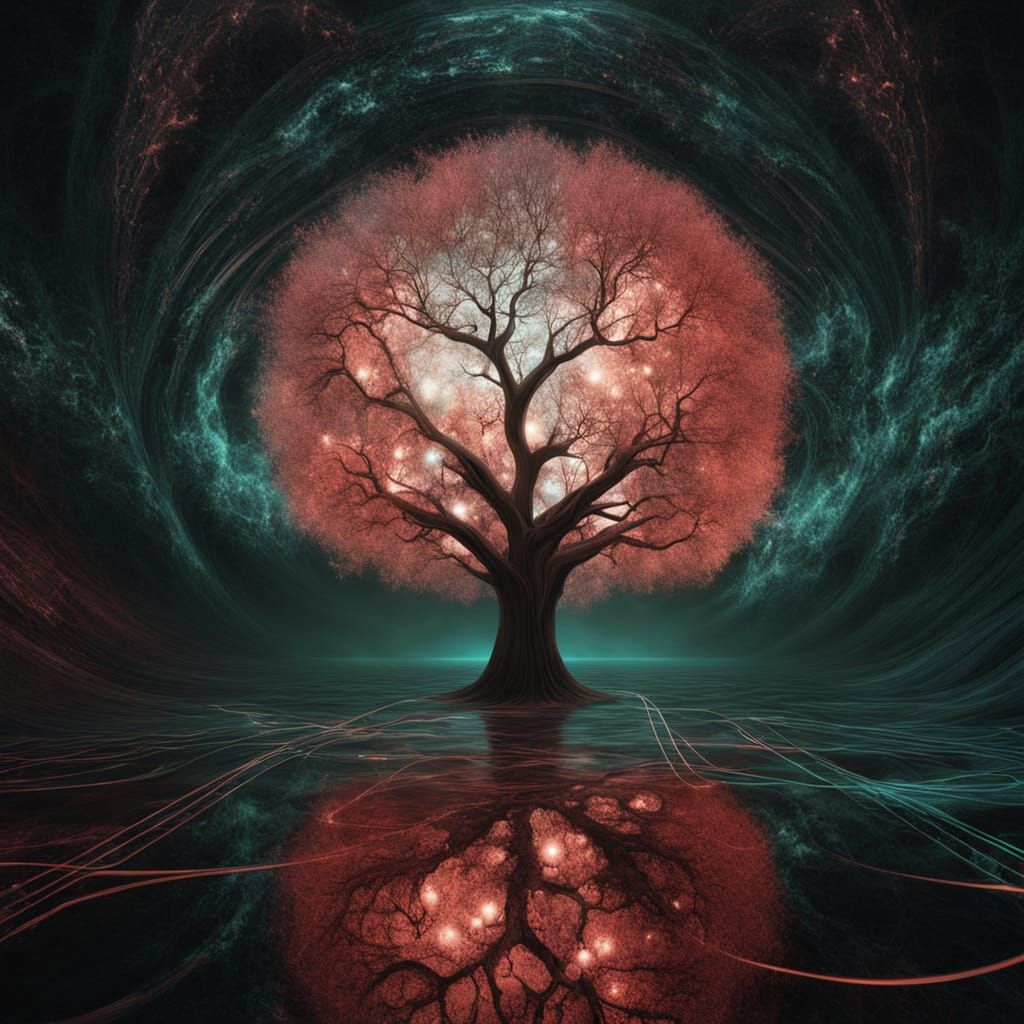 Cosmic Dreamscape Fractal Tapestry in Quantum Surrealism Sty...