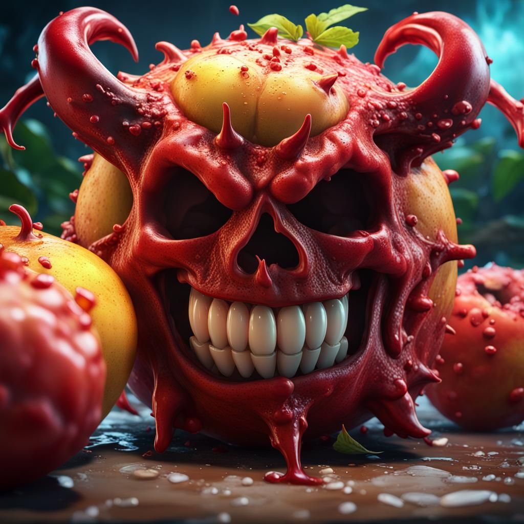 One Piece Devil Fruit in 3D Cinematic Style