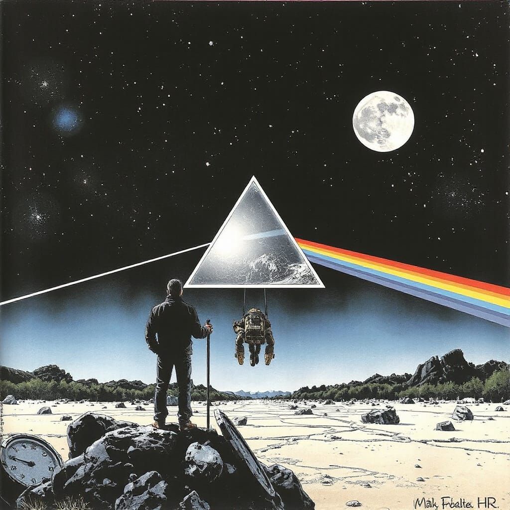 Dark Side of the Moon: Comic Book Cover Art