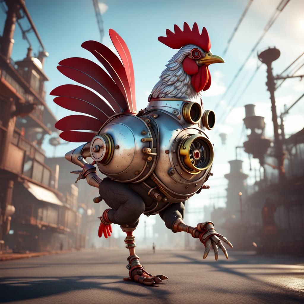 Steampunk Chicken