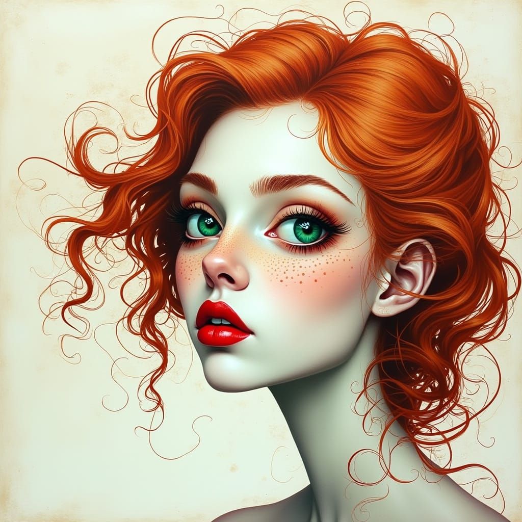 "Really? I don't think so." said the Ginger woman.