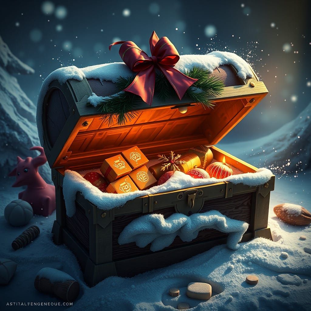 Mystical Christmas Treasure Chest