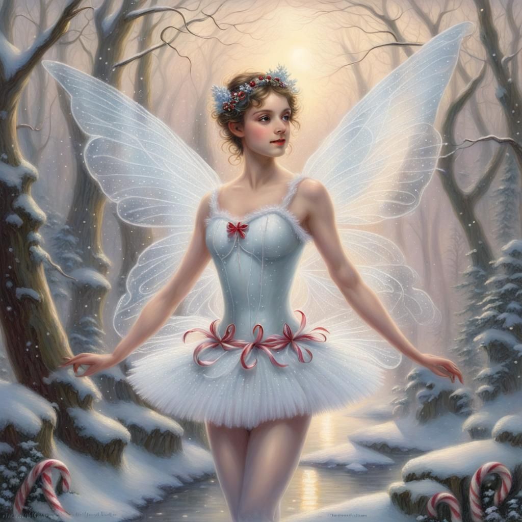 Candy Cane Fairy in Winter Ballet