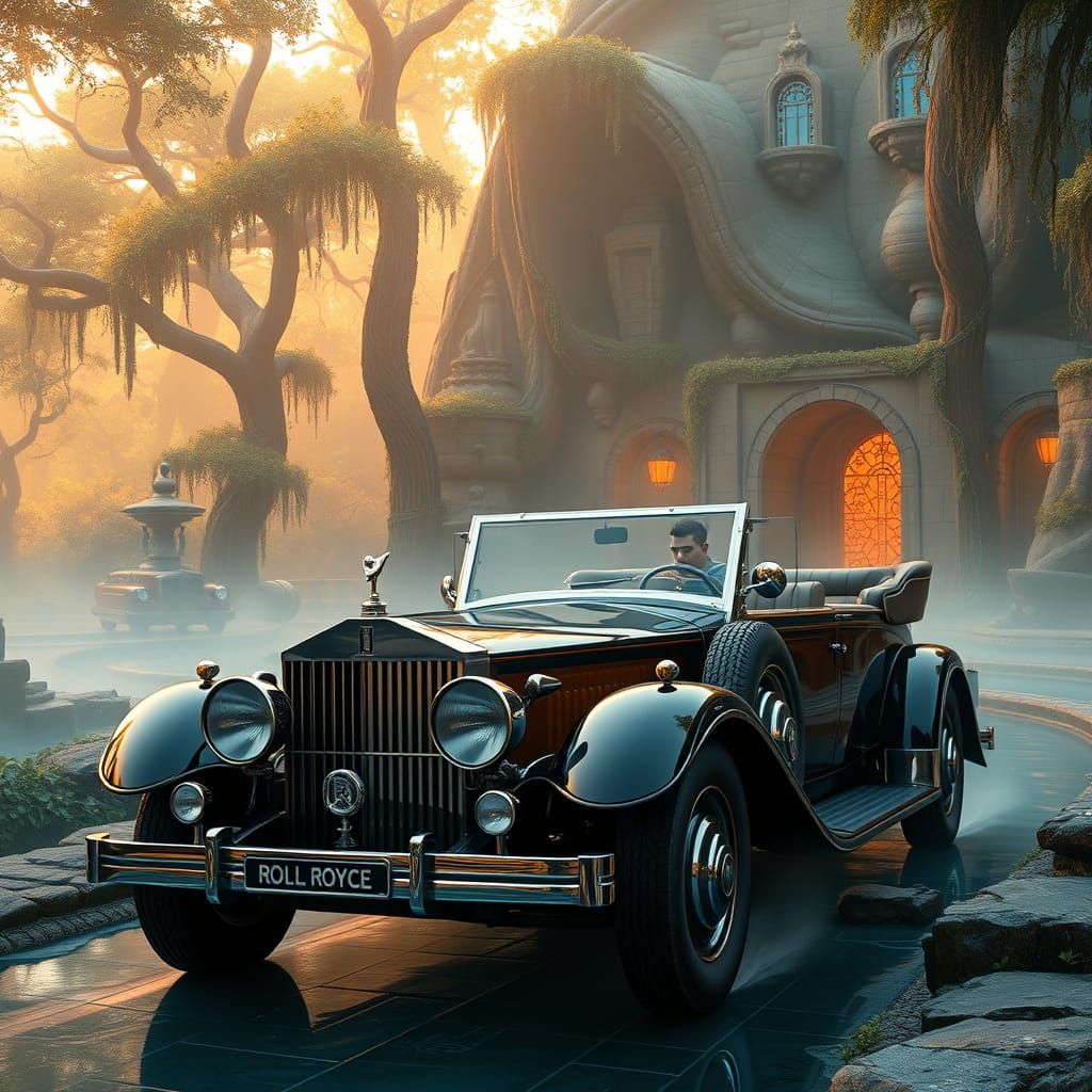 Luxurious 1920s Rolls Royce Unveils Mystical Hot Springs Oas...