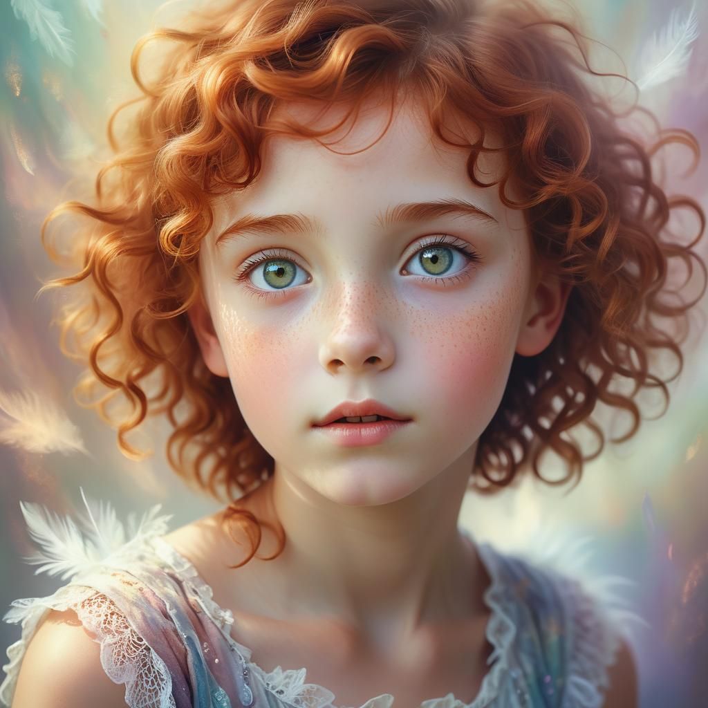 Ethereal Portrait of a Girl in Fantasy Style