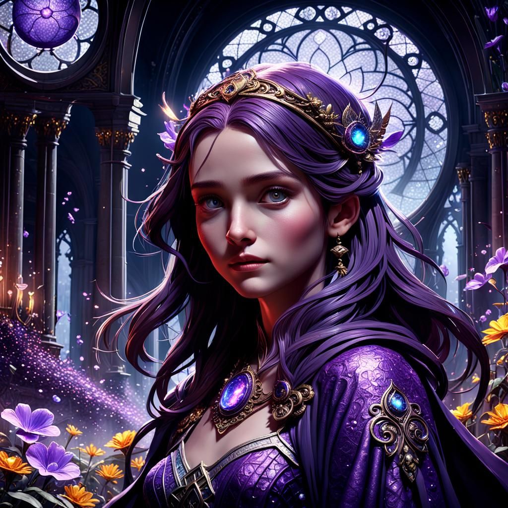 Dark Fantasy Art with Volumetric Lighting