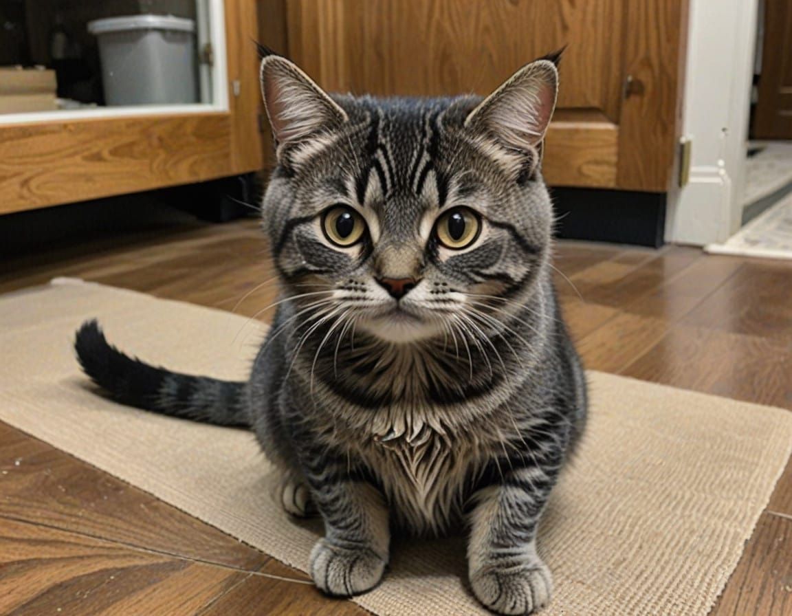 Feline Chaos Restored in Whimsical Scene