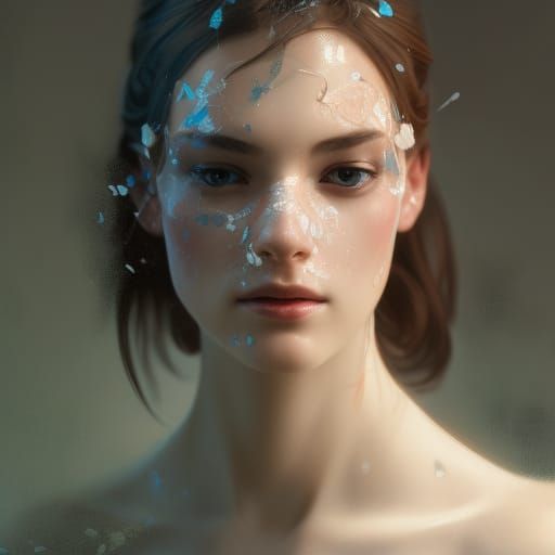 Hyperdetailed Portrait of a Bride in Unreal Engine