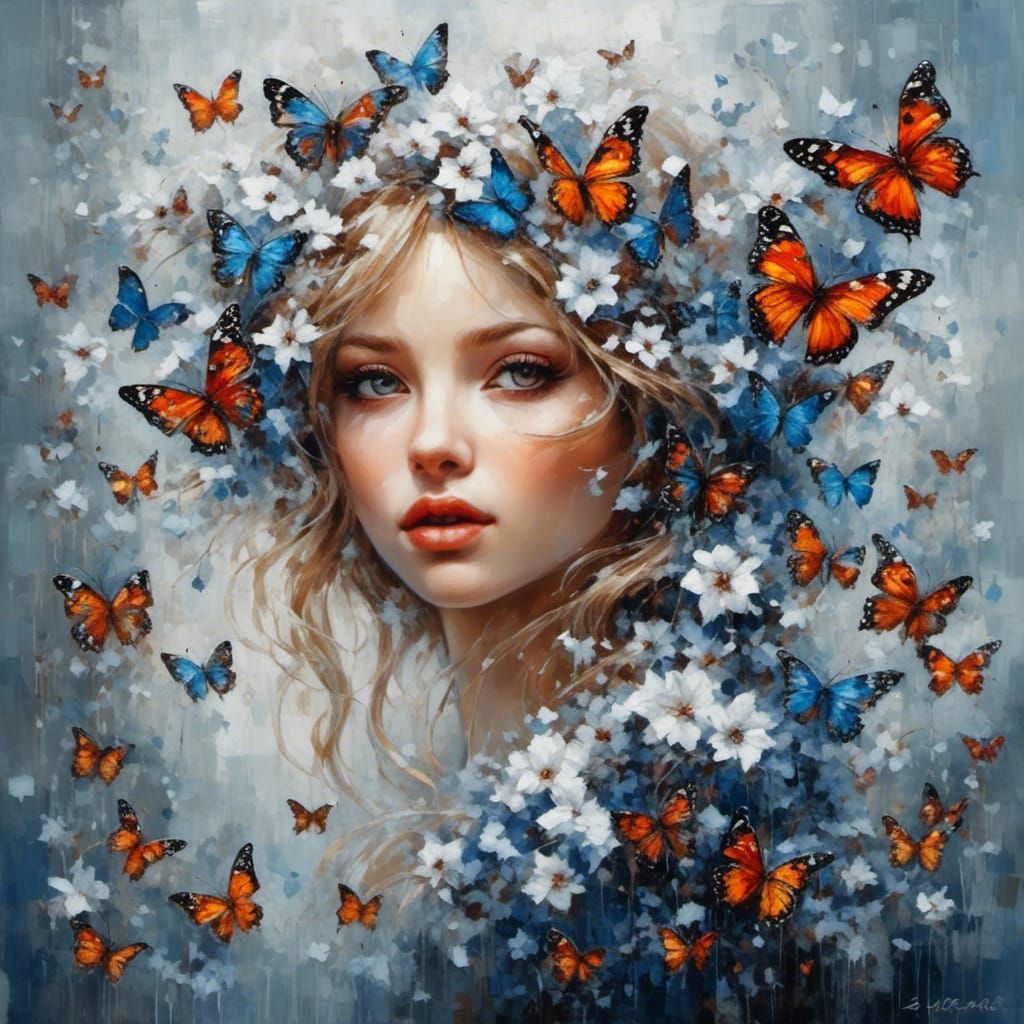 butterflies in my head