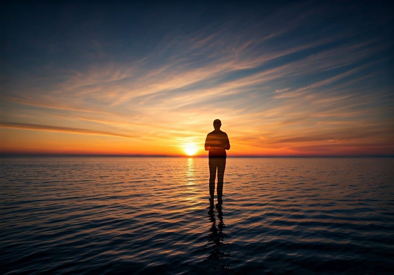 Yearning for Liberty in Double Exposure