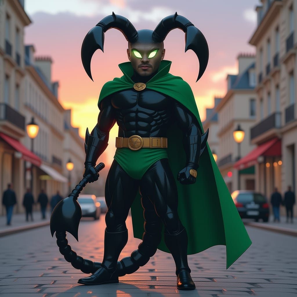 Male Scorpion Miraculous Holder in Action