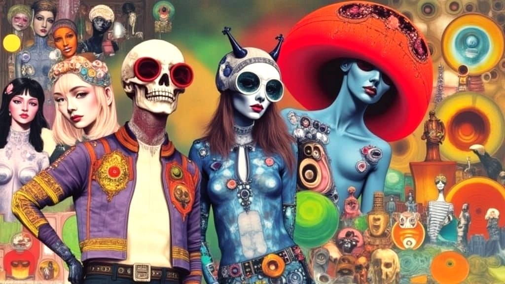 Epic Albino Punker Prophets of Apocalypse in Magic Realism S...