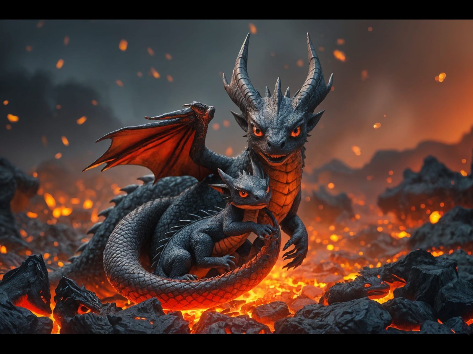 The Lava Dragons