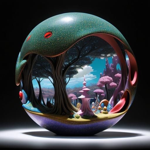 Surreal Dreamlike Sculpture in Abstract Expressionism