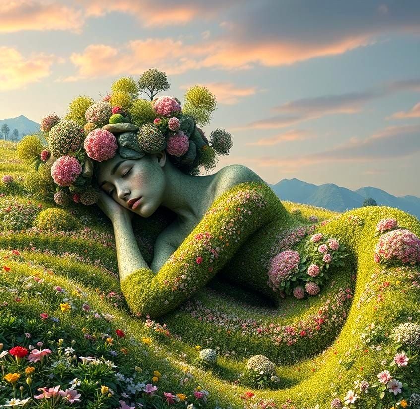 Sleeping Earth Goddess