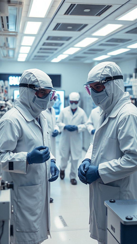 Scientists Develop Nanoparticles in Advanced Sci-Fi Lab