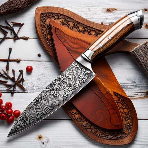 Ergonomic Chef's Knife: A Baroque Masterpiece