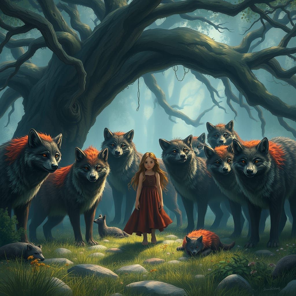 Lily and the Wolverines Under Ancient Canopy