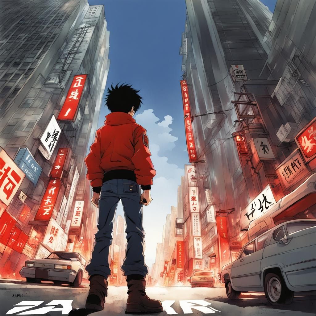 Anime Key Visual in Japanese Manga Style