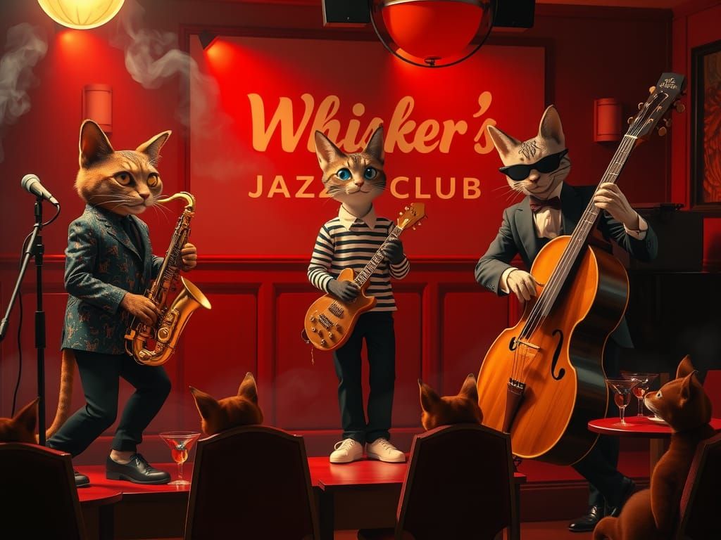 Cool Cats Play Jazz at Whisker's Club