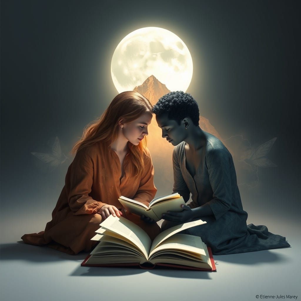 Duality of Magic and Science in a Porcelain Landscape