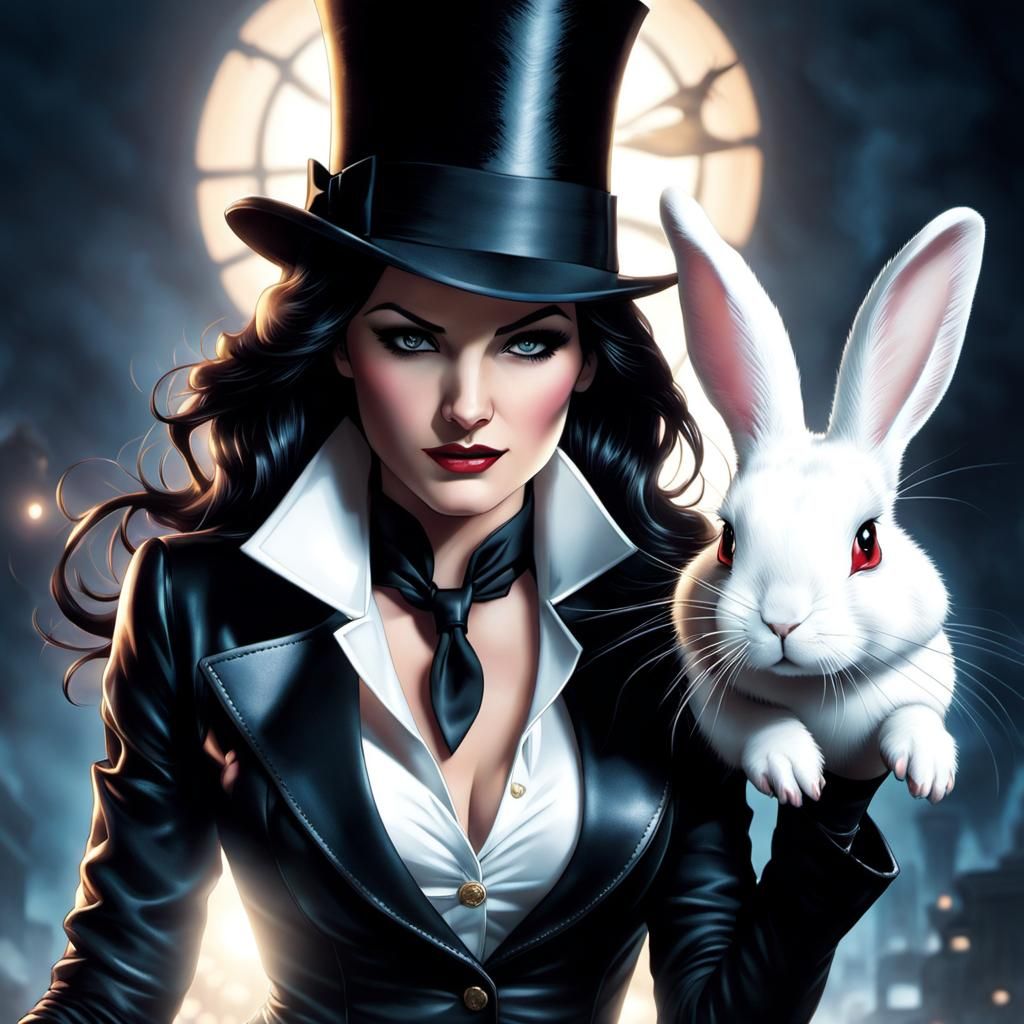 Zatanna Zatara's Magical Rabbit Trick