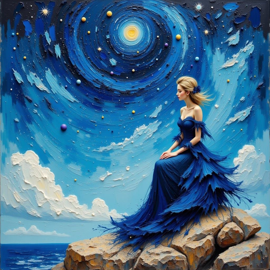 Comet Lighthouse Sentinel in Gothic Dream Style