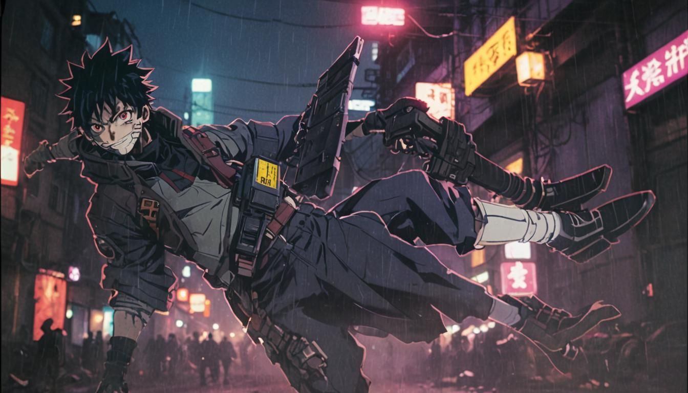 Dabi in Gritty Gun Gale Online Film Still