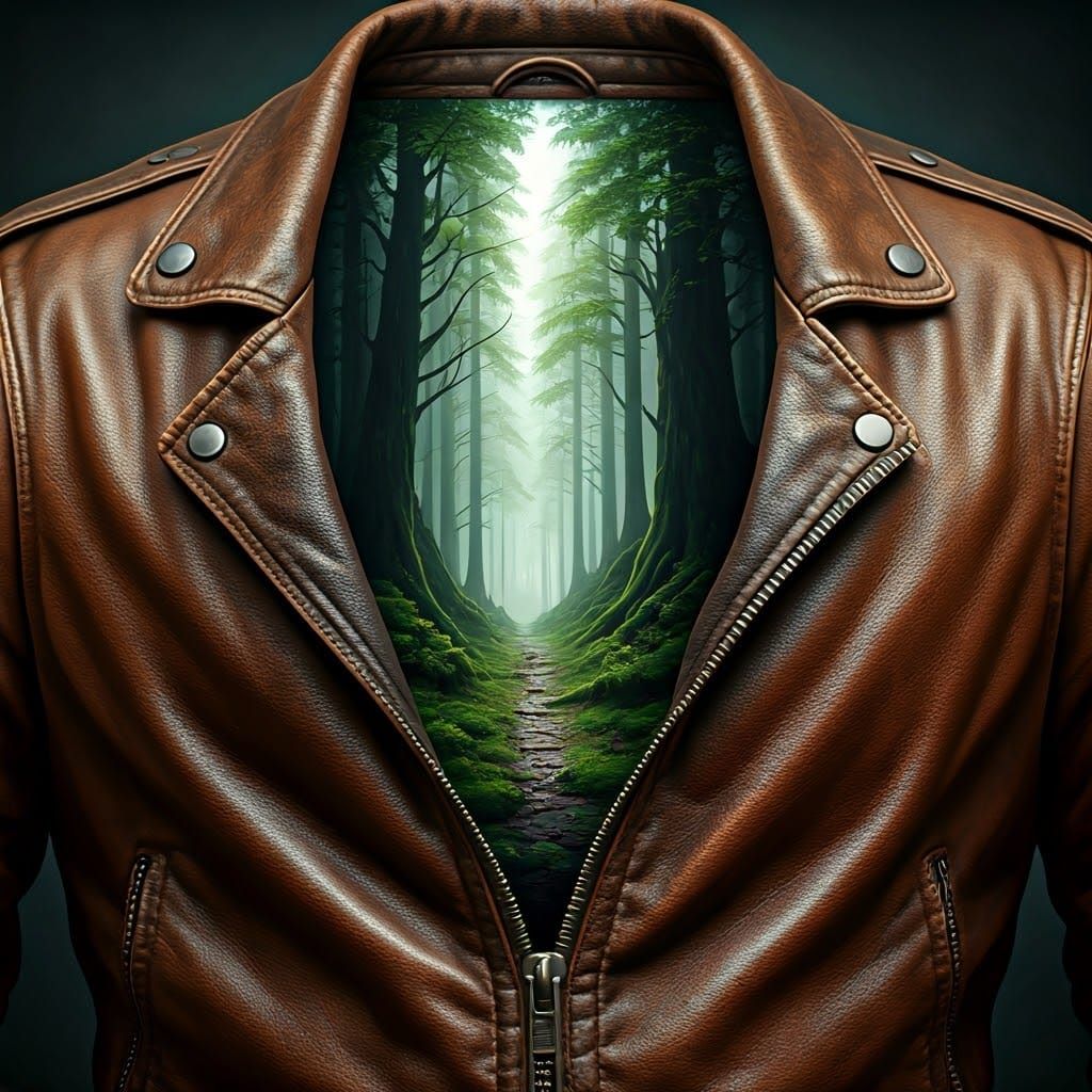 Forest Portal: Mystical Realism in Leather