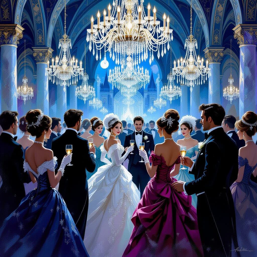 Victorian Masquerade Ball in Castle