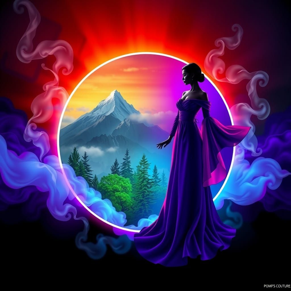 Red Orange Yellow Green Blue Indigo Violet. Rainbow. POMPÖÖS...