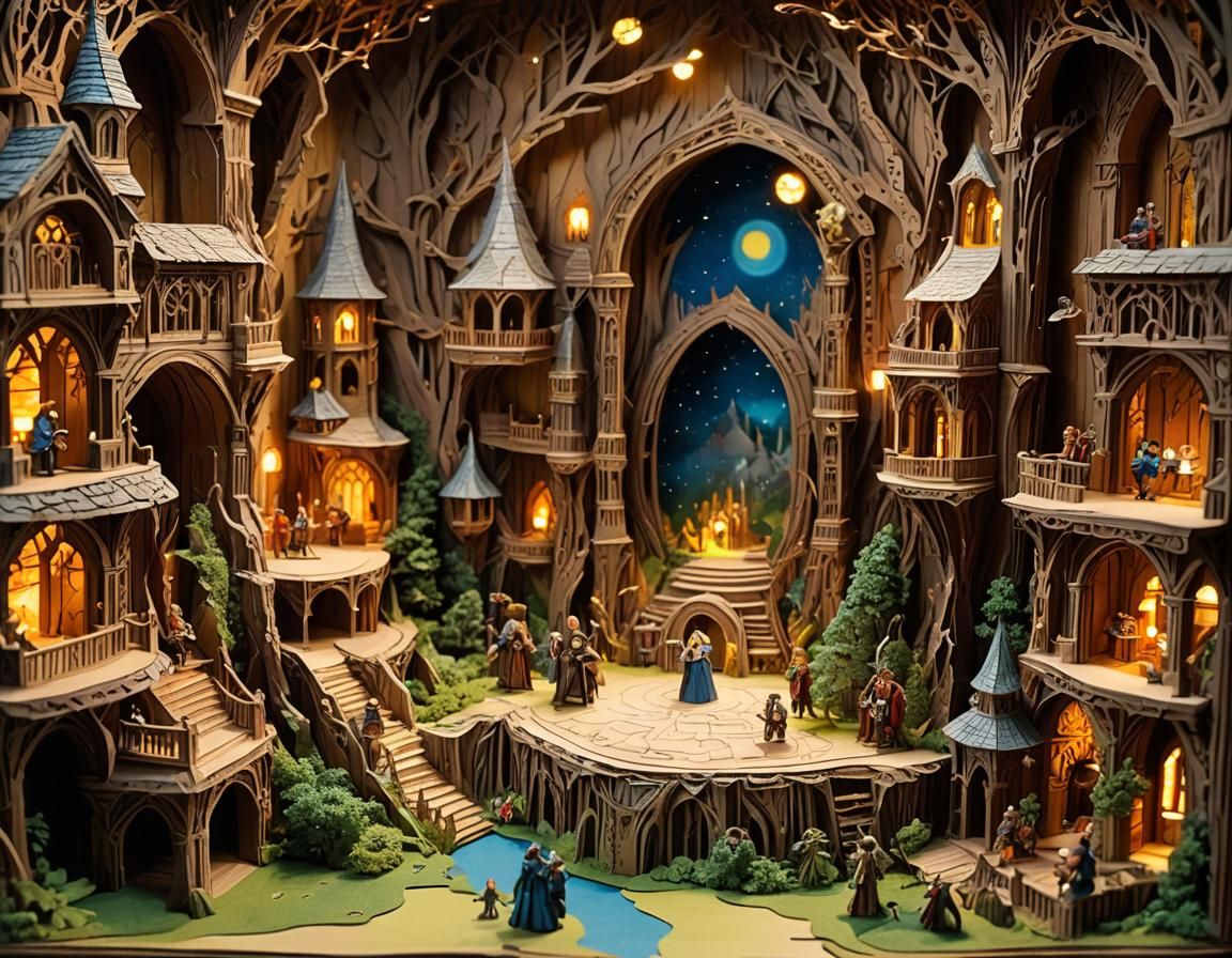 Magical Lord of the Rings Pop-Up Book