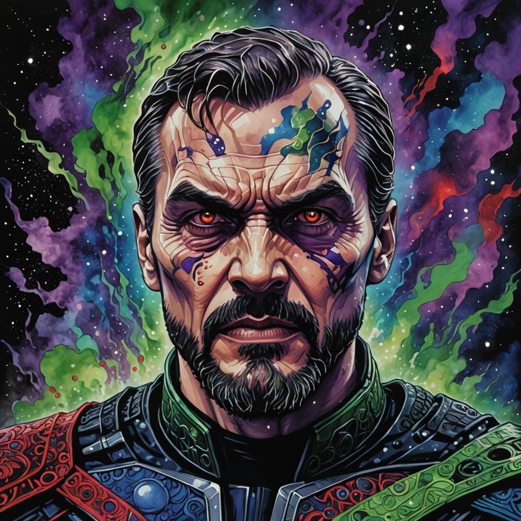 General Zod Invades Earth in 80s Anime Style