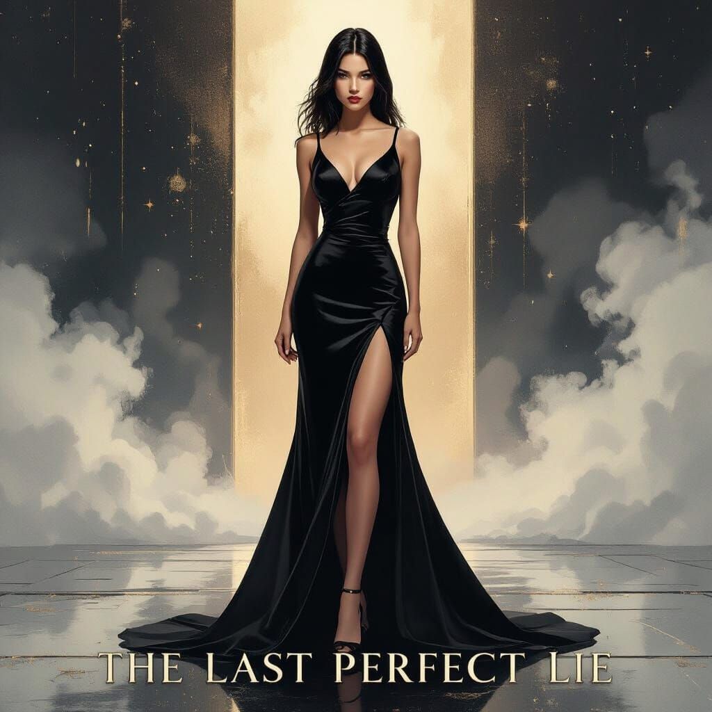 Elegant Book Cover: The Last Perfect Lie