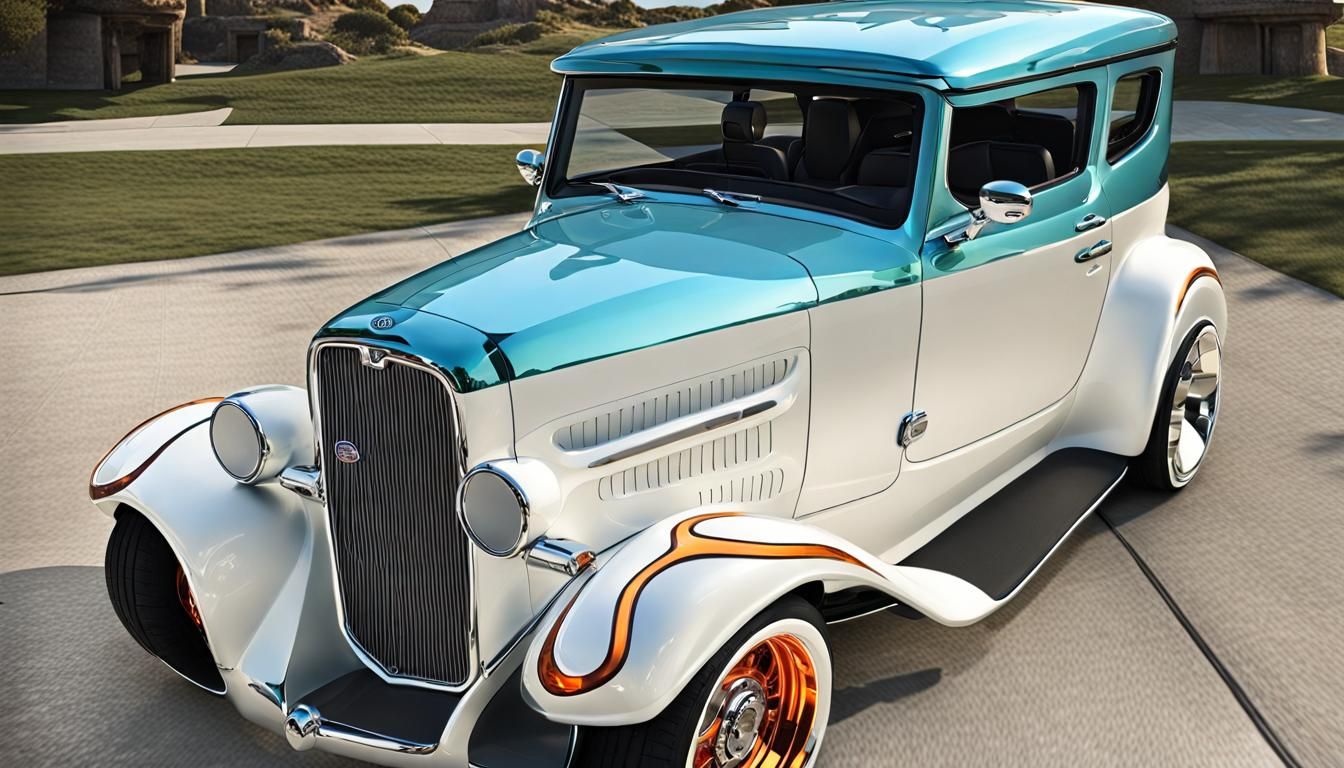 Custom Kia Soul Hot Rod with Flared Fenders