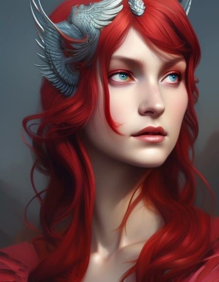 Red haired sorceress