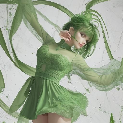 Pure Green: A Study in Color