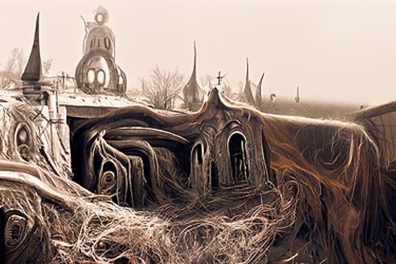 Run-down Spooky Town