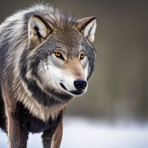 Wolves Hunting Buffalo: Professional Wildlife Photography