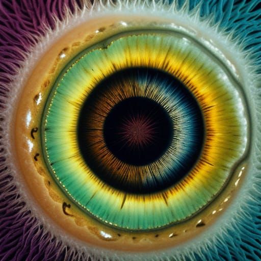 Hyperrealistic Portrait of a Smiling Man in Warm Colors