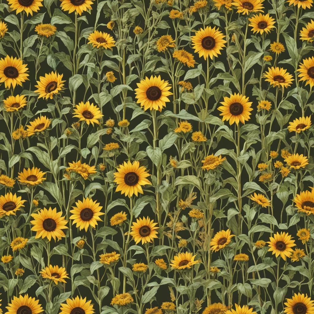 Yellow Tones: Ochre, Sunflower, Harvest Gold, Saffron