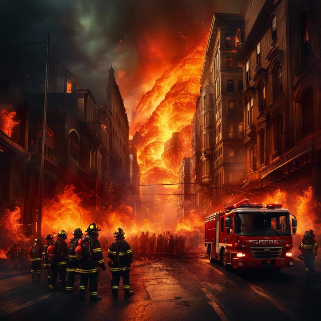 City on Fire: Firefighters Rescue Citizens