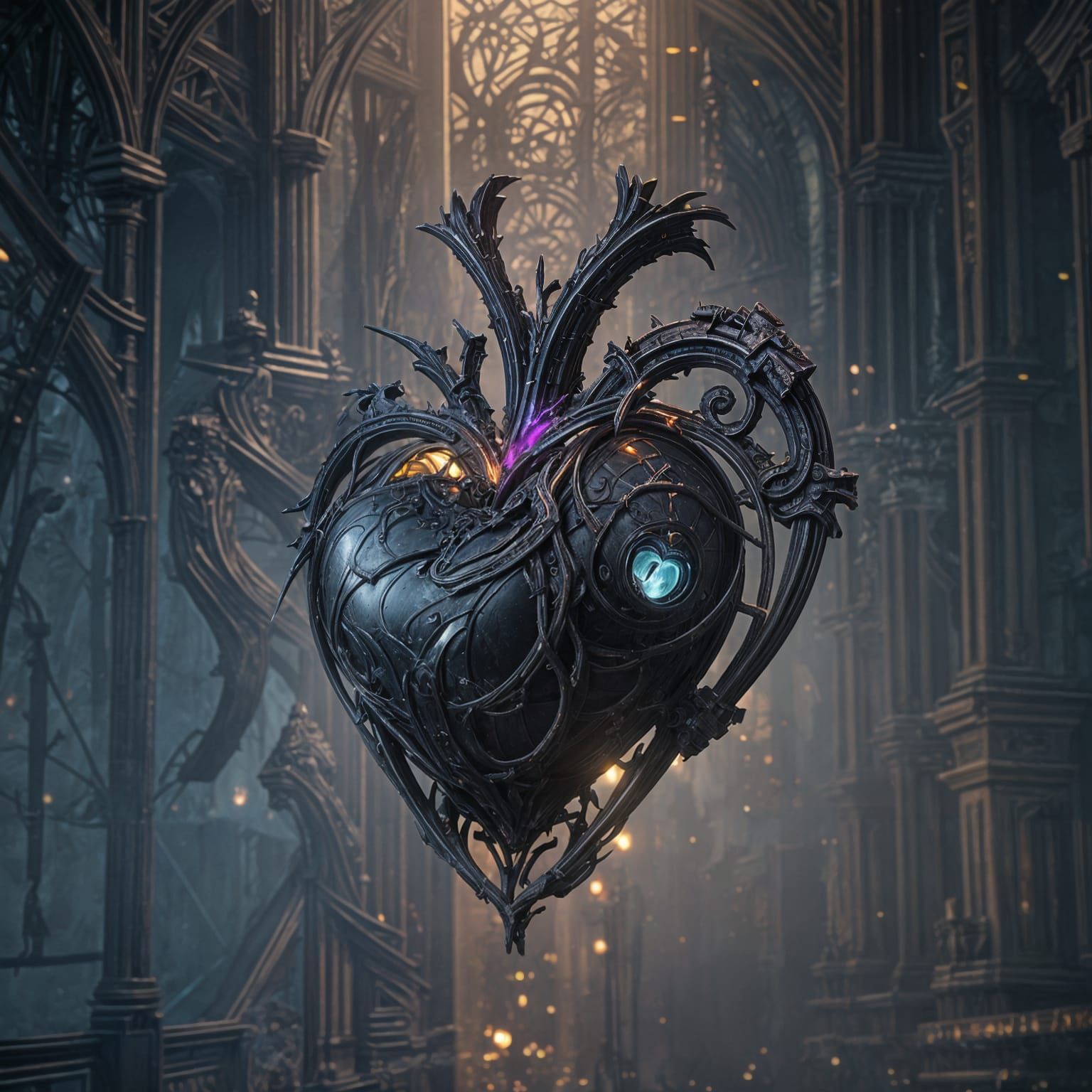 Ripped Heart: Dark Fantasy Concept Art