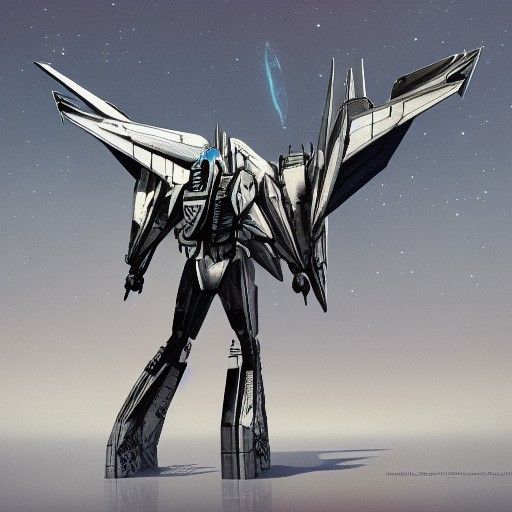 Detailed Matte Painting of Starscream