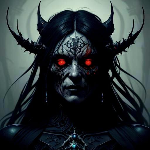 Horrific Biomechanical Cenobites in Dark Masterpiece Style