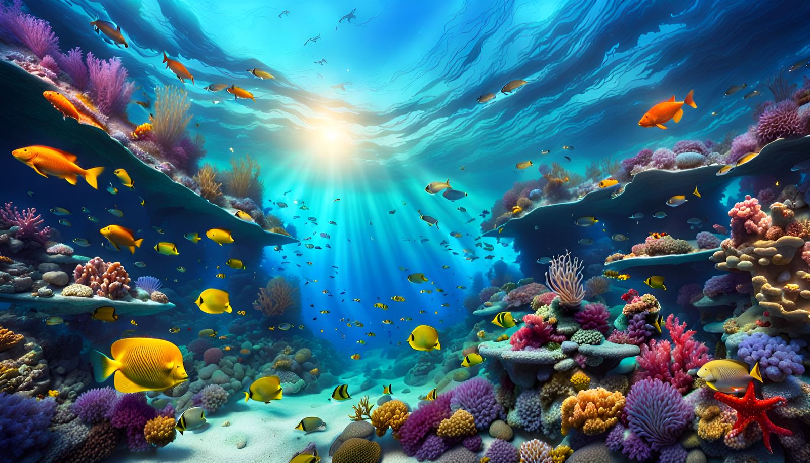 Serene Underwater Paradise in 4K Resolution